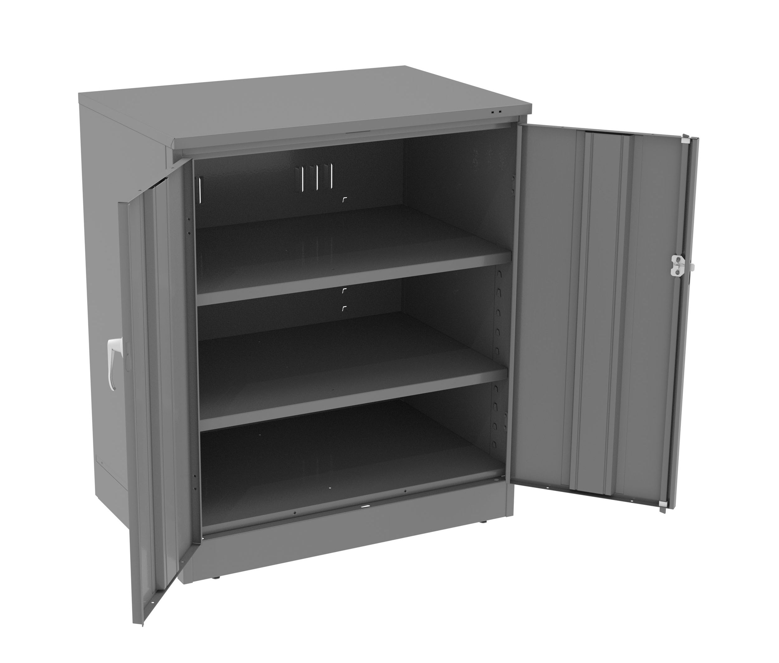 Tennsco - Storage Made Easy - Deluxe Counter High Cabinet (Unassembled)