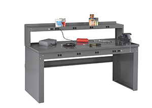 Tennsco - Storage Made Easy - Electronic Workbench With Steel Top ...