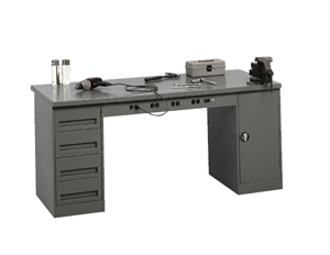 Tennsco - Storage Made Easy - Workbench With Modular Units