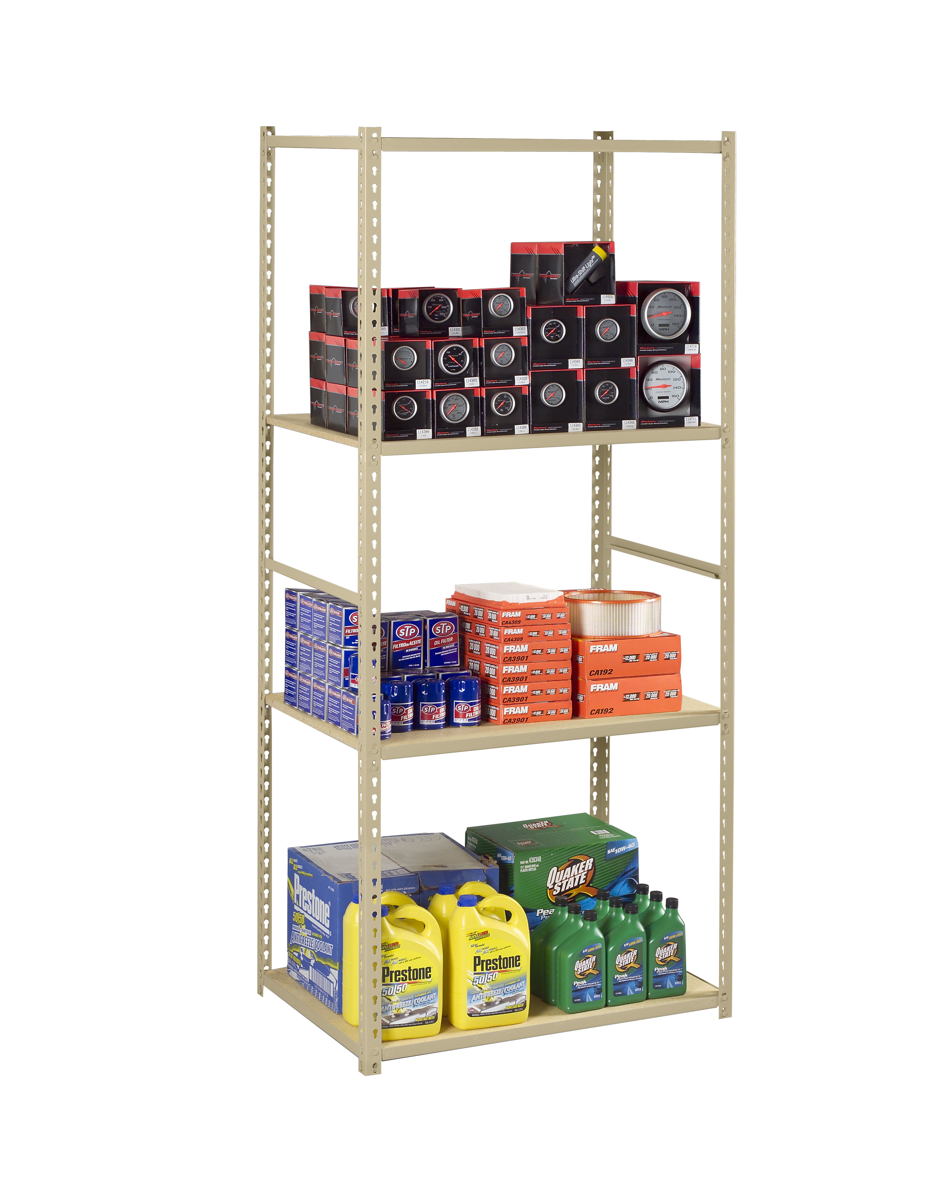 Tennsco Storage Made Easy ZLine Low Profile Starter Decking Unit